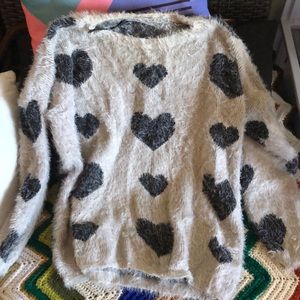 Cozy Hearted sweater for women